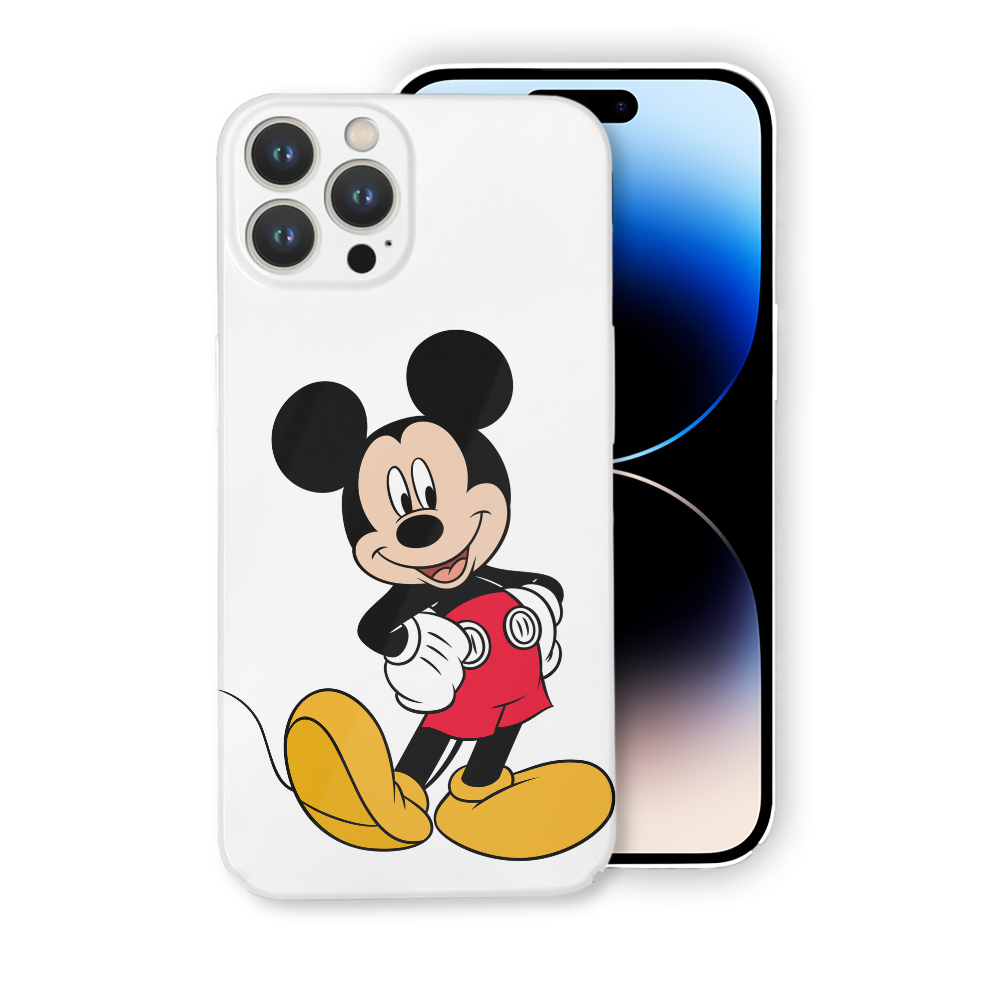 （画像用） ミッキーマウス Mickey Mouse 【iPhone 14シリーズ対応】ハードケース